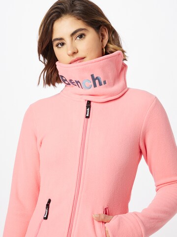 BENCH Fleece jacket 'Inge' in Pink