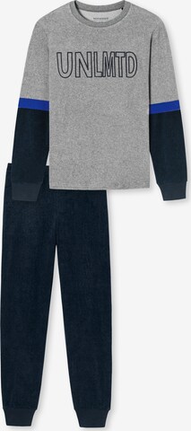 SCHIESSER Pajamas in Blue: front