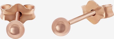 Lucardi Boucles d'oreilles en or rose, Vue avec produit
