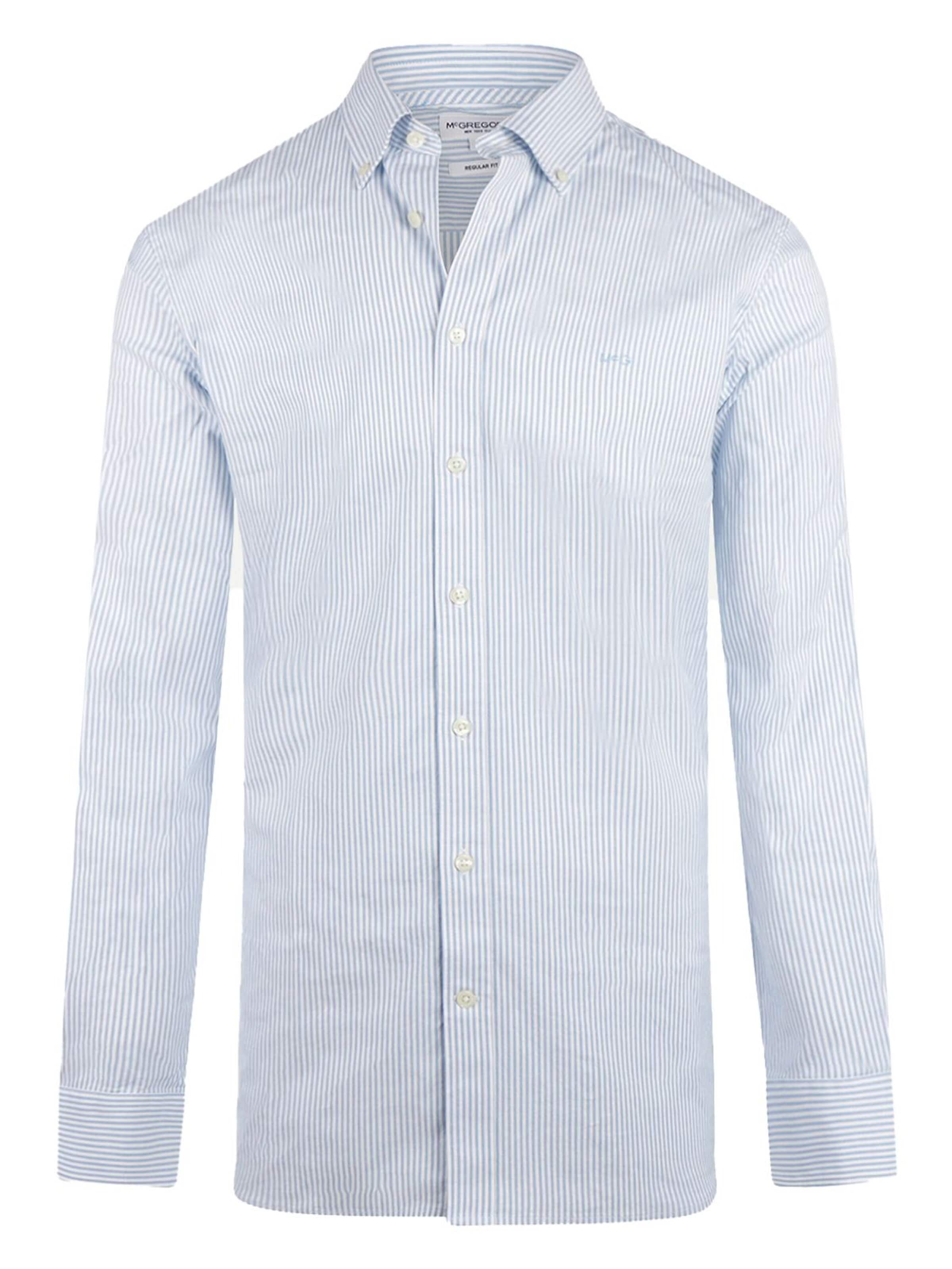 McGREGOR Regular fit Overhemd in Blauw: voorkant