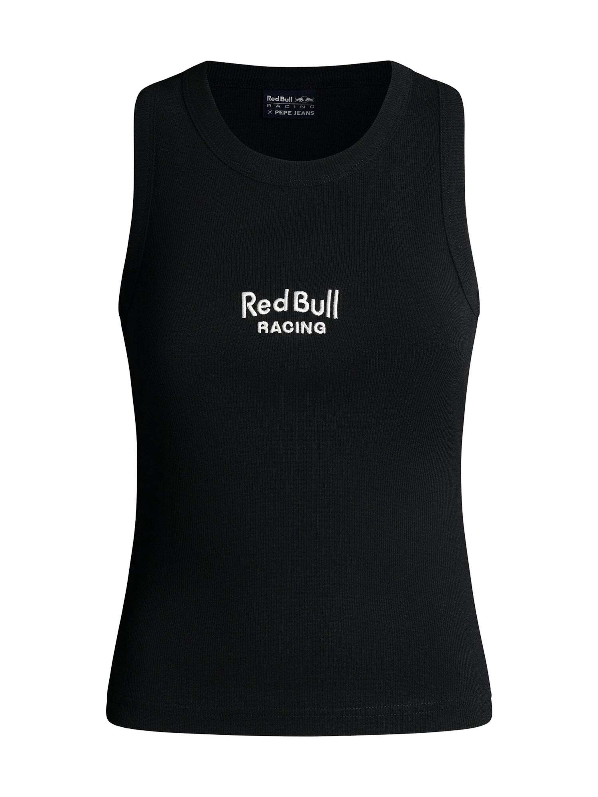 Maglietta di Red Bull Racing x Pepe Jeans in nero: frontale