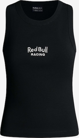 Red Bull Racing x Pepe Jeans Shirt in Zwart: voorkant