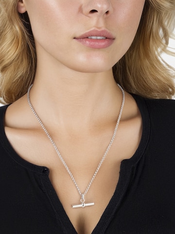 Lulu & Jane Necklace in Silver: front