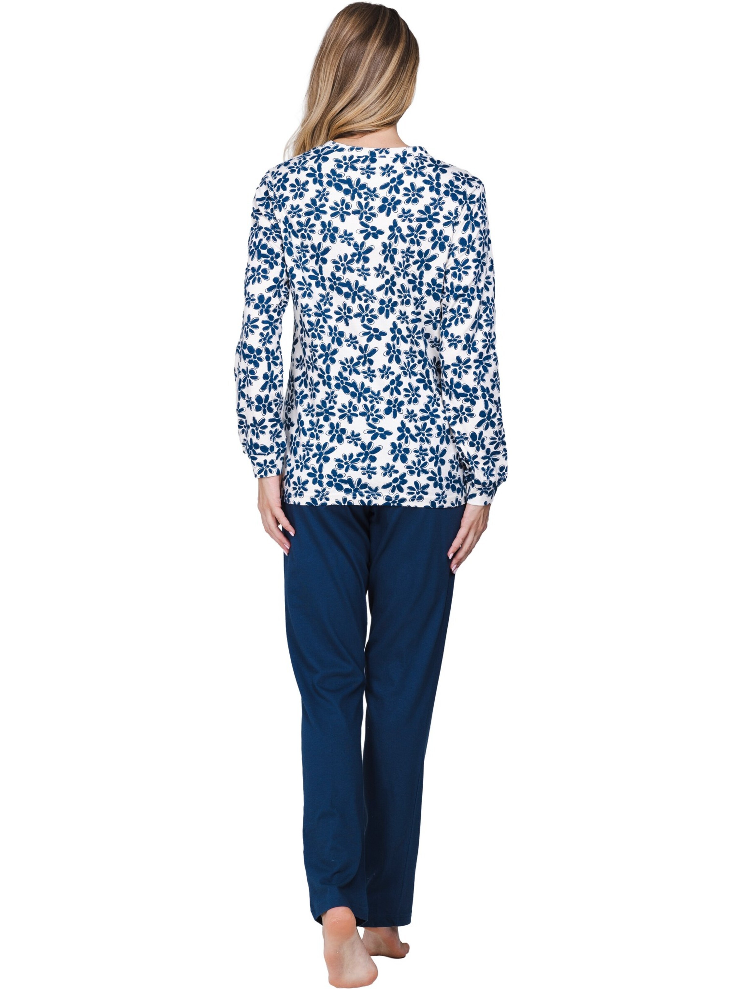 Pastunette Pajama 'Nordic Bloom' in Beige