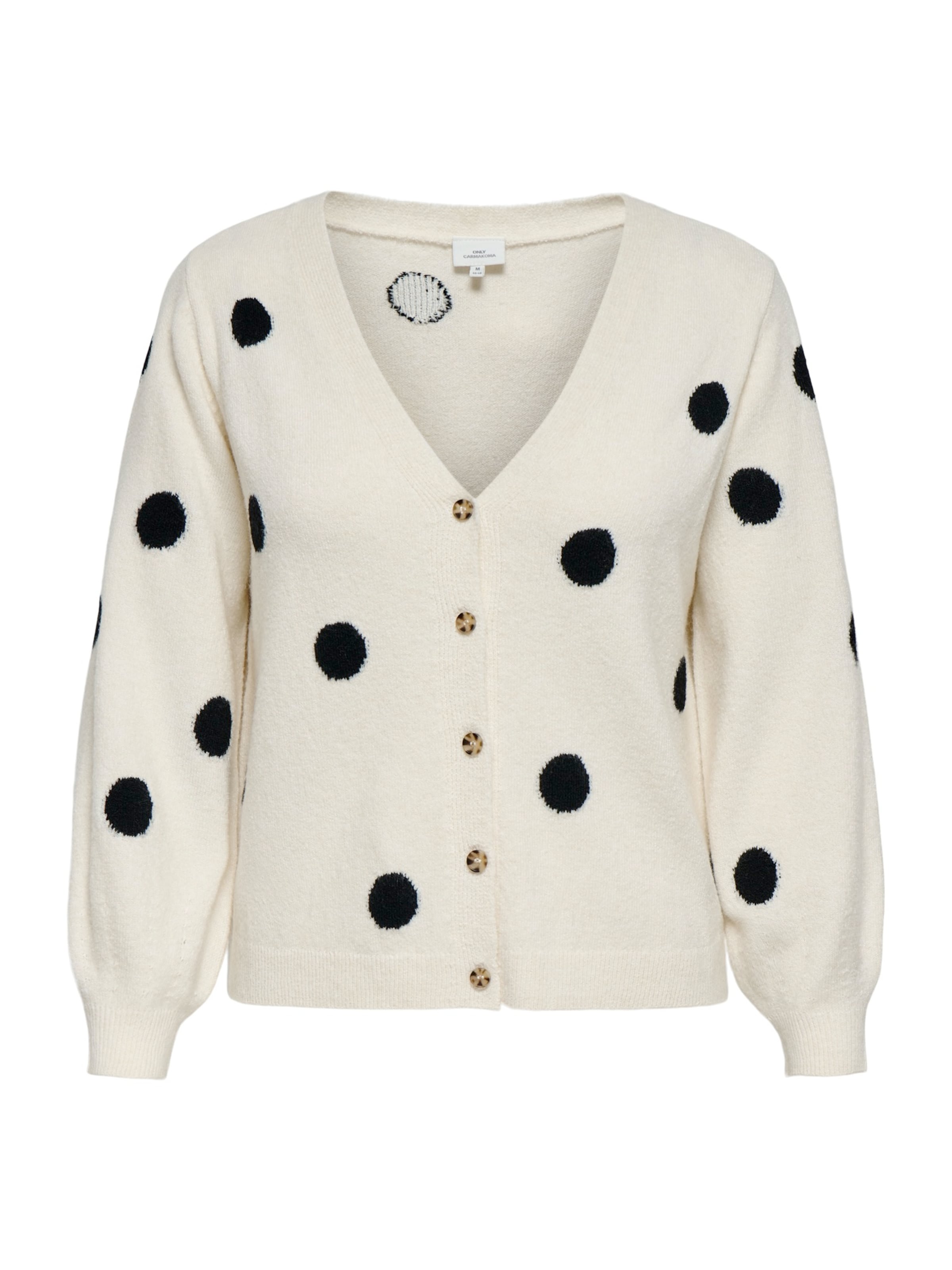 ONLY Carmakoma Strickjacke 'CARRICA' in Beige: Vorderseite
