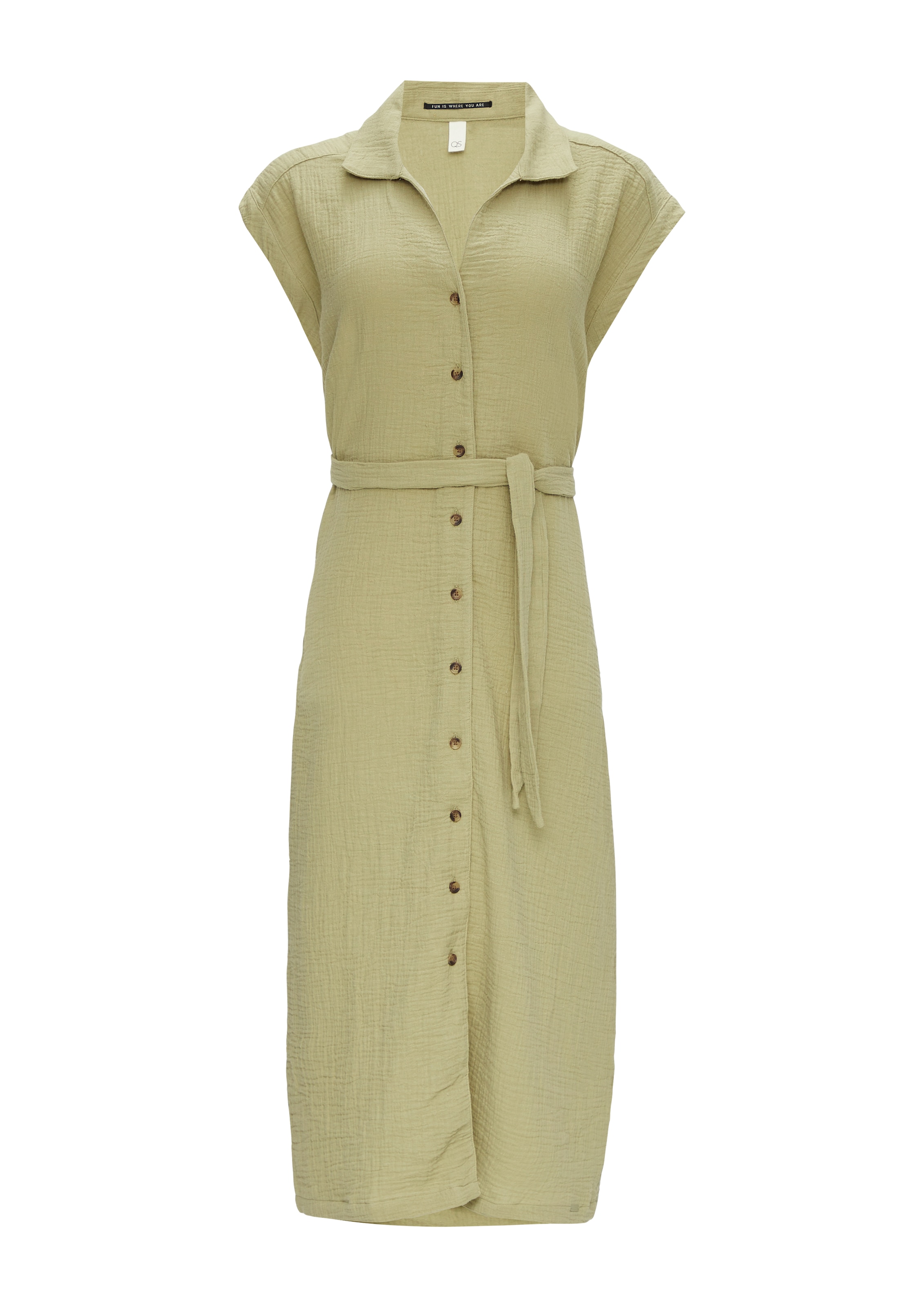 QS Jurk in Groen: voorkant