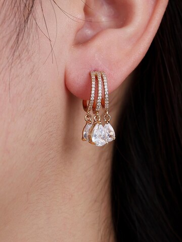 Boucles d'oreilles Cala Rose en or