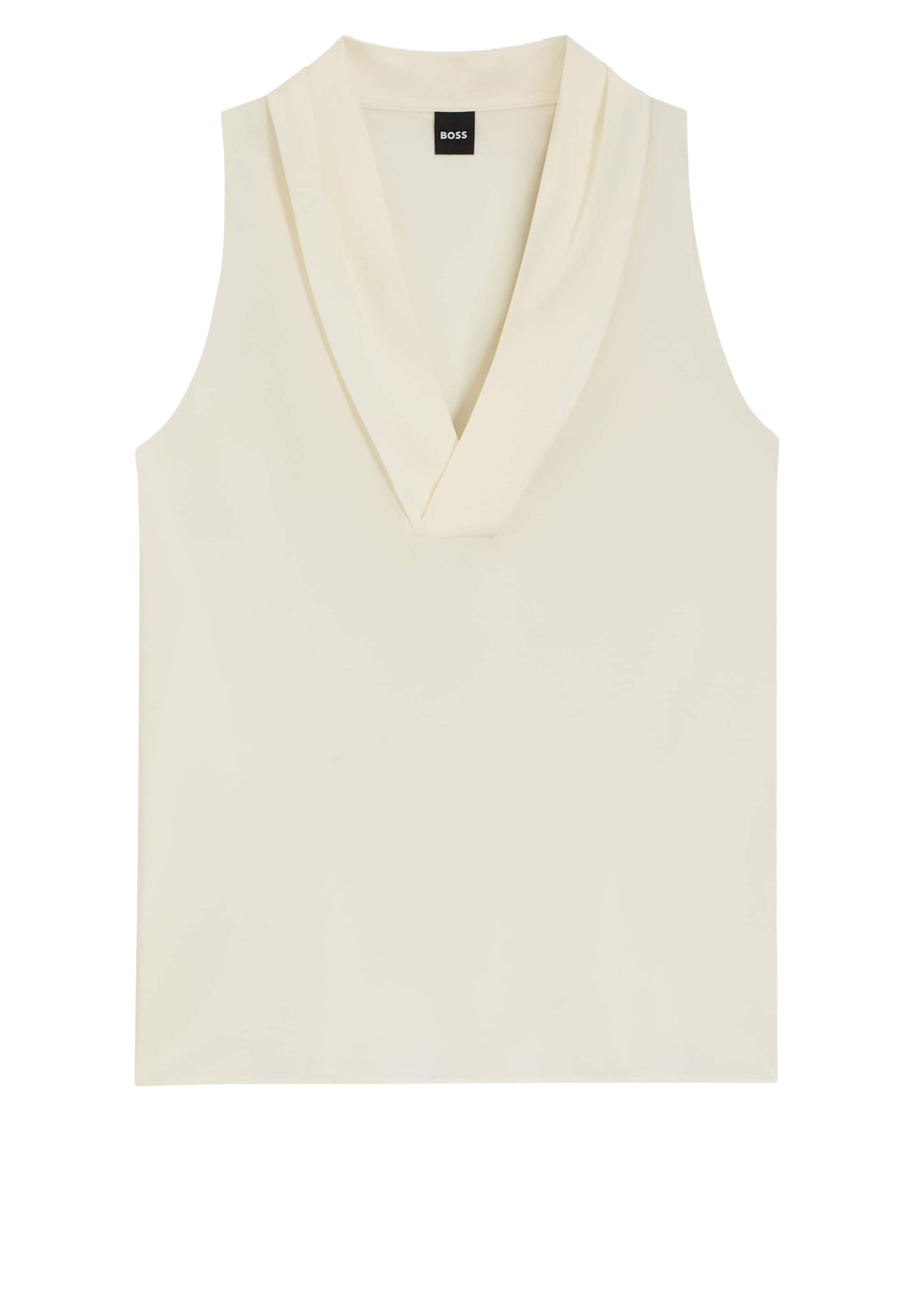 BOSS Blouse 'Bolaru' in Beige: front