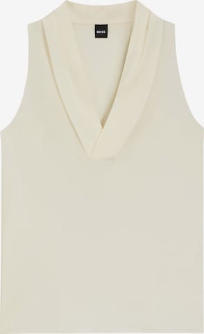 BOSS Top 'Bolaru' in Beige: front