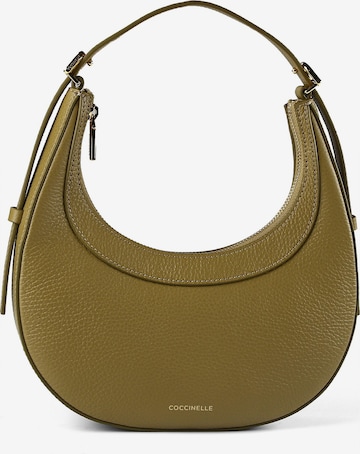 Borsa a spalla 'Whisper' di Coccinelle in verde: frontale