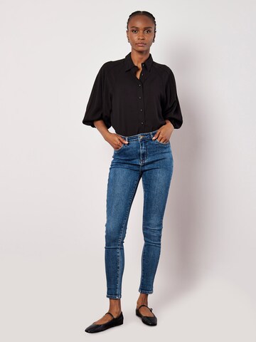 Apricot Skinny Jeans 'Sienna' in Blauw: voorkant