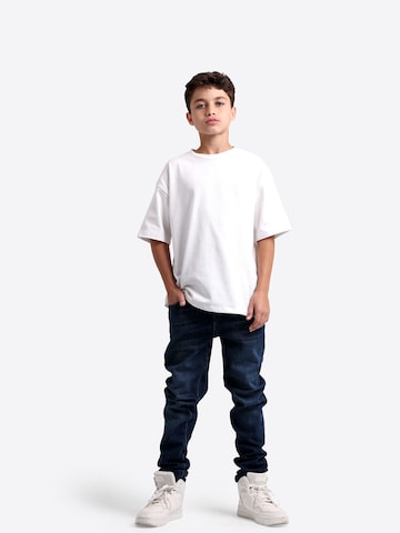 Solang Slimfit Hose Denim Stretch Slim-Fit in Blau: Vorderseite