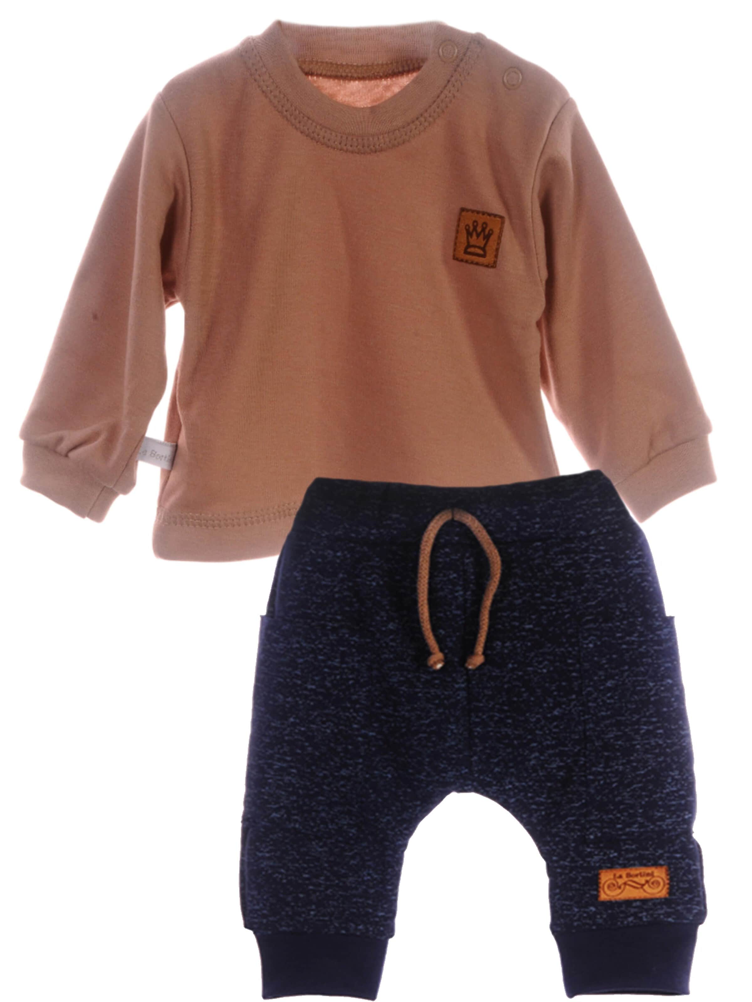 La Bortini Jogginganzug‌‌‌‌‌‌‌‌ in Braun: Vorderseite