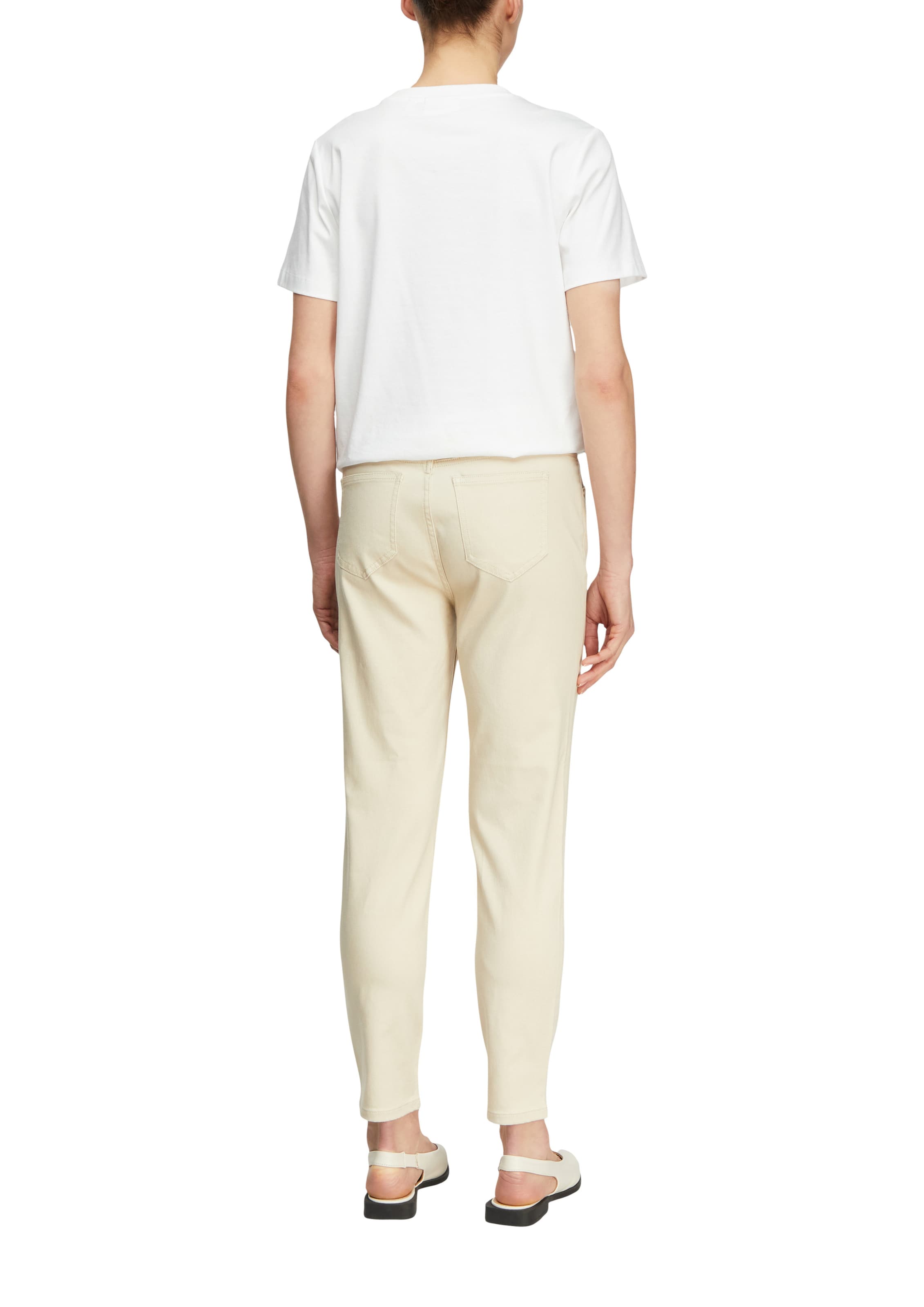 COMMA Slim fit Jeans in Beige