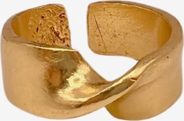 Les Reines Sormus 'Golden Arc Ring' värissä kulta: etupuoli