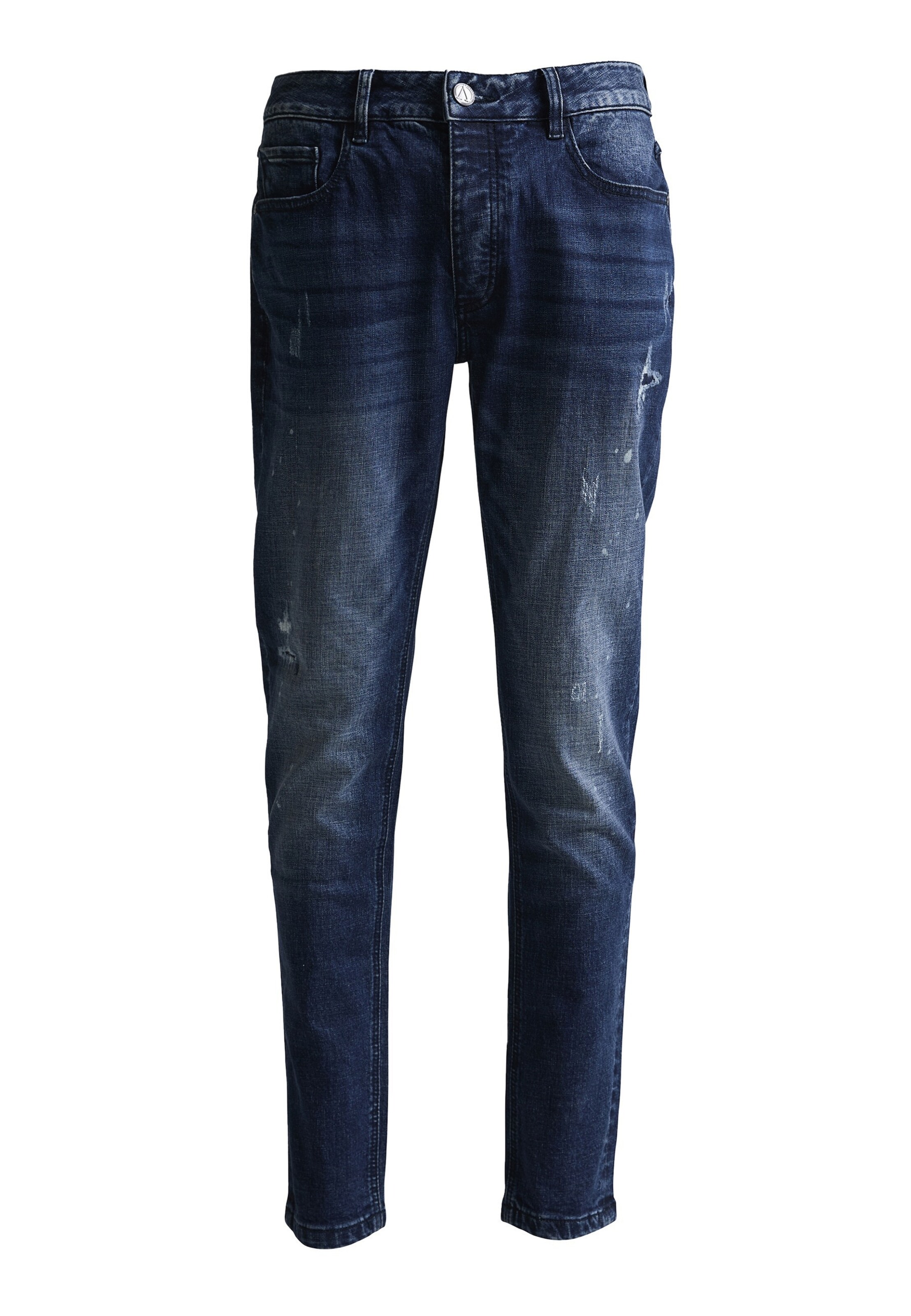 Alessandro Zavetti Slimfit Džíny – modrá: přední strana