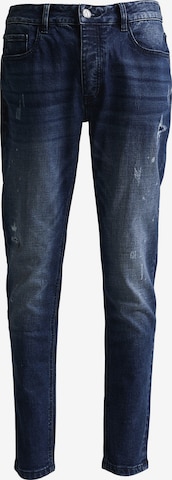 Coupe slim Jean Alessandro Zavetti en bleu : devant