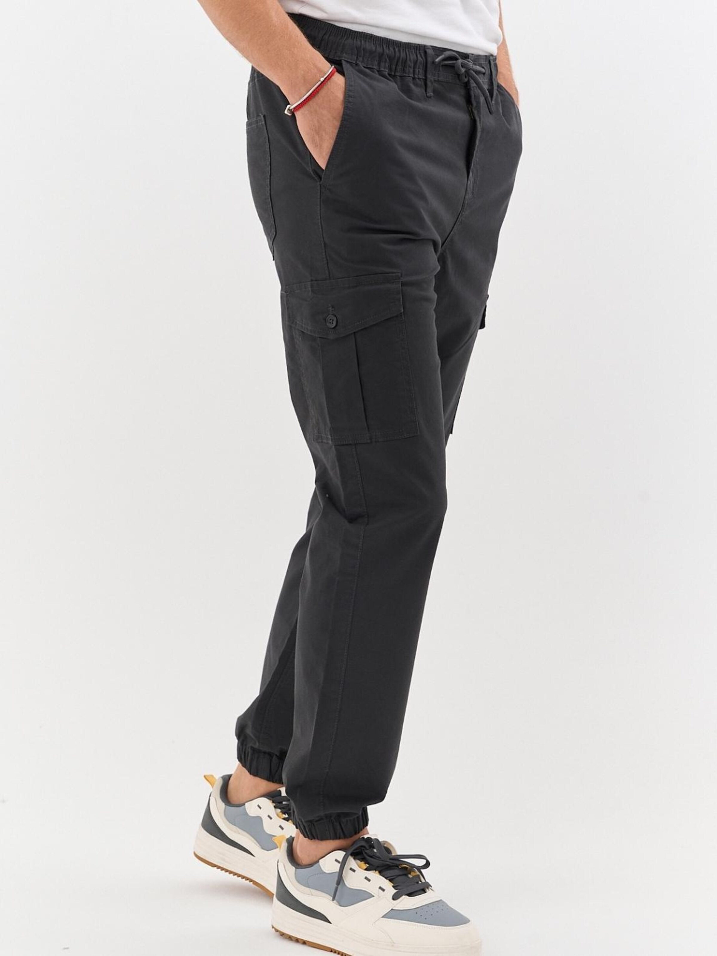comeor Regular Cargo Pants 'Cargohose Herren' in Grey