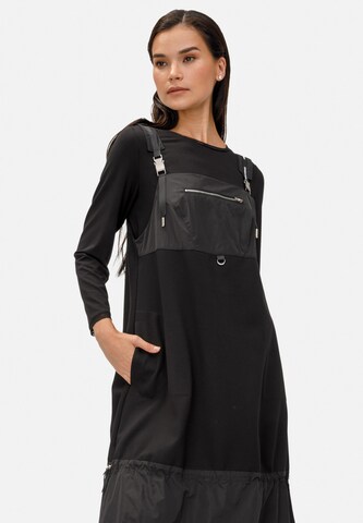 HELMIDGE Midikleid in Schwarz