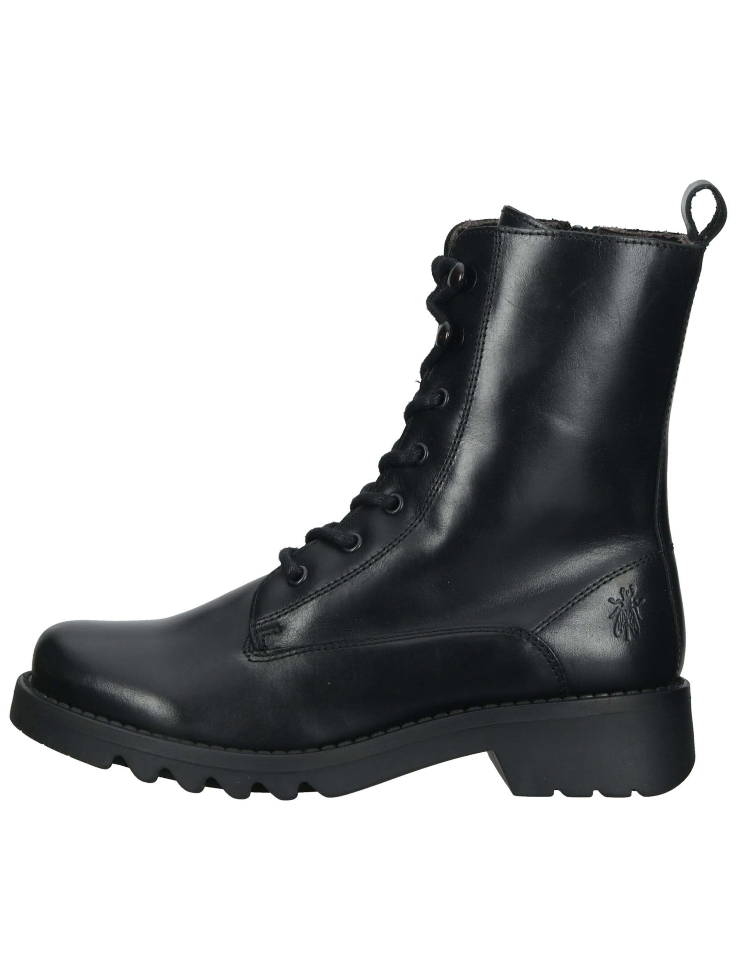 FLY LONDON Schnürstiefelette in Schwarz