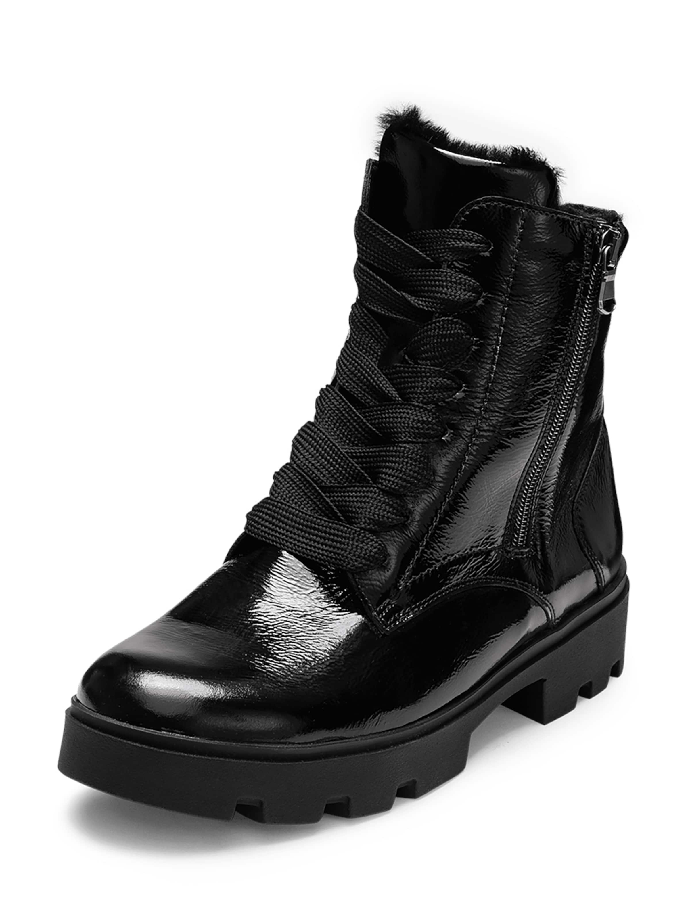 Bottines à lacets VITAFORM en noir : devant