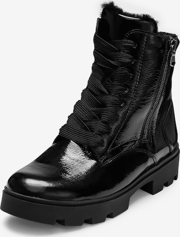 Stivaletto stringato di VITAFORM in nero: frontale