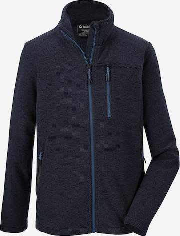 KILLTEC Fleece Jacket in Blue: front