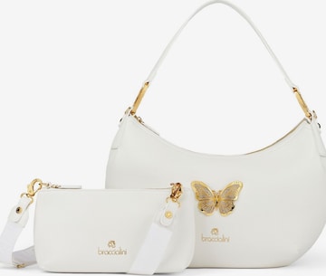 Braccialini Handtasche 'Beth Jewels' in Weiß: Vorderseite
