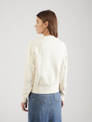 G-Star RAW Sweatshirt 'Cornely' i vit