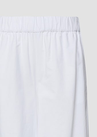 Wide Leg Pantalon s.Oliver en blanc