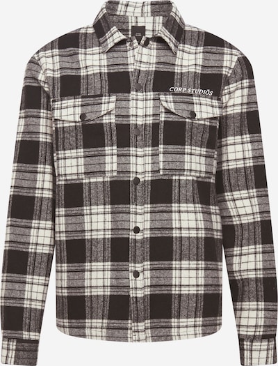 River Island Hemd in stone / schwarz / weiß, Produktansicht