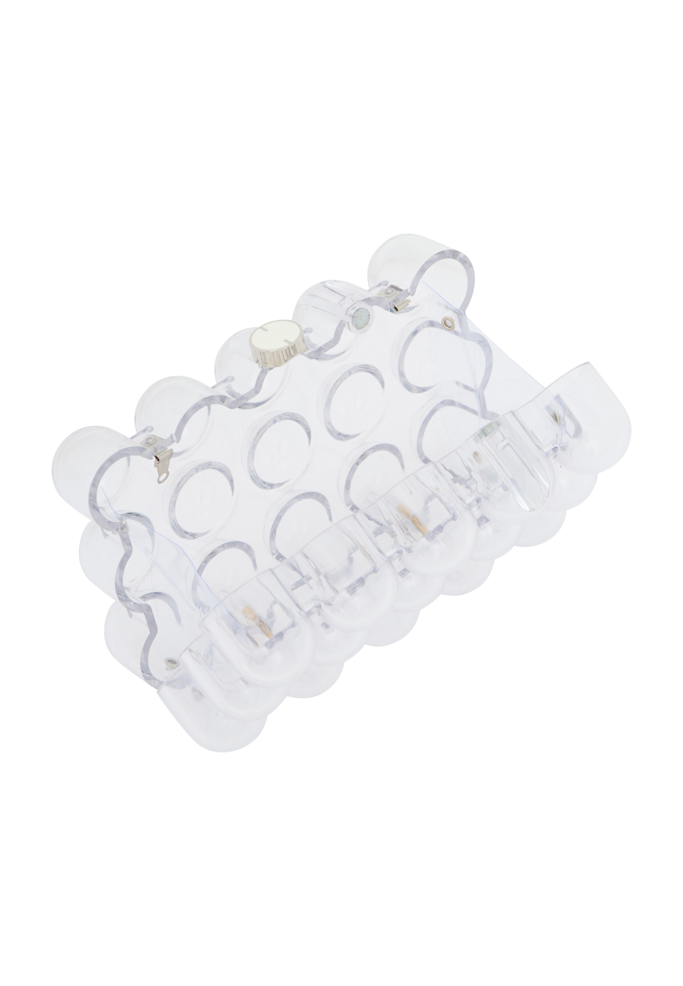 KRZY Clutch in Transparent