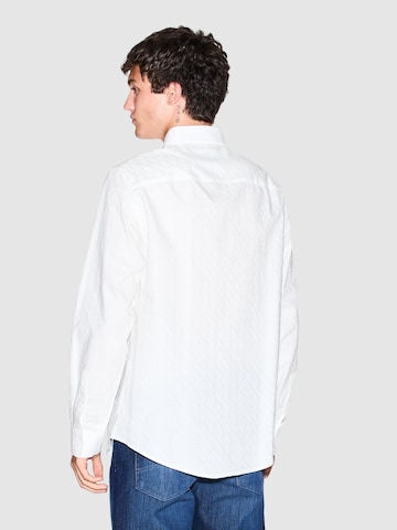 Coupe regular Chemise 'Camicie' ARMANI EXCHANGE en blanc