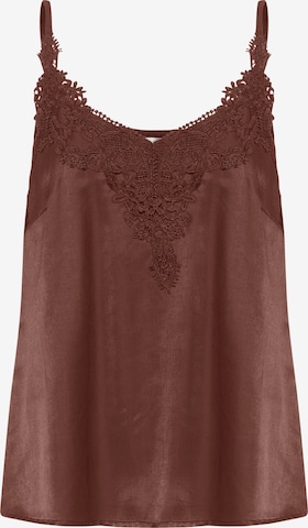 brūns Cream Topiņš 'Anna': no priekšpuses