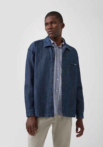 s.Oliver Regular fit Button Up Shirt in Blue: front