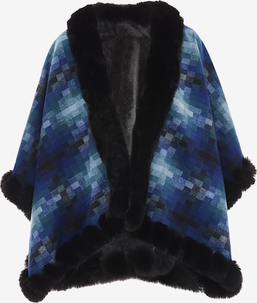 FRAULLY Cape in Blue: front