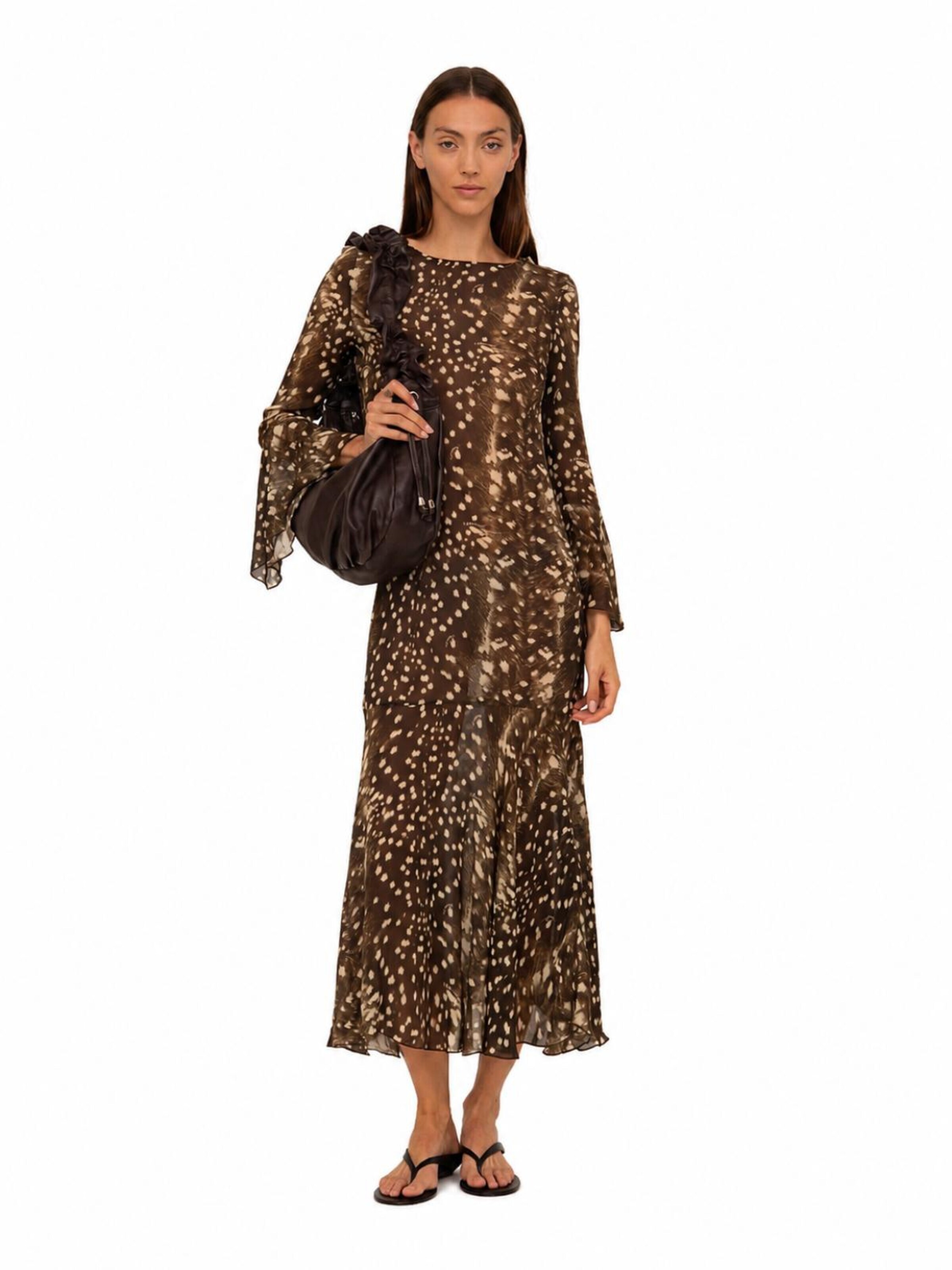 Carmen Says - Vestido 'Bambi' en marrón