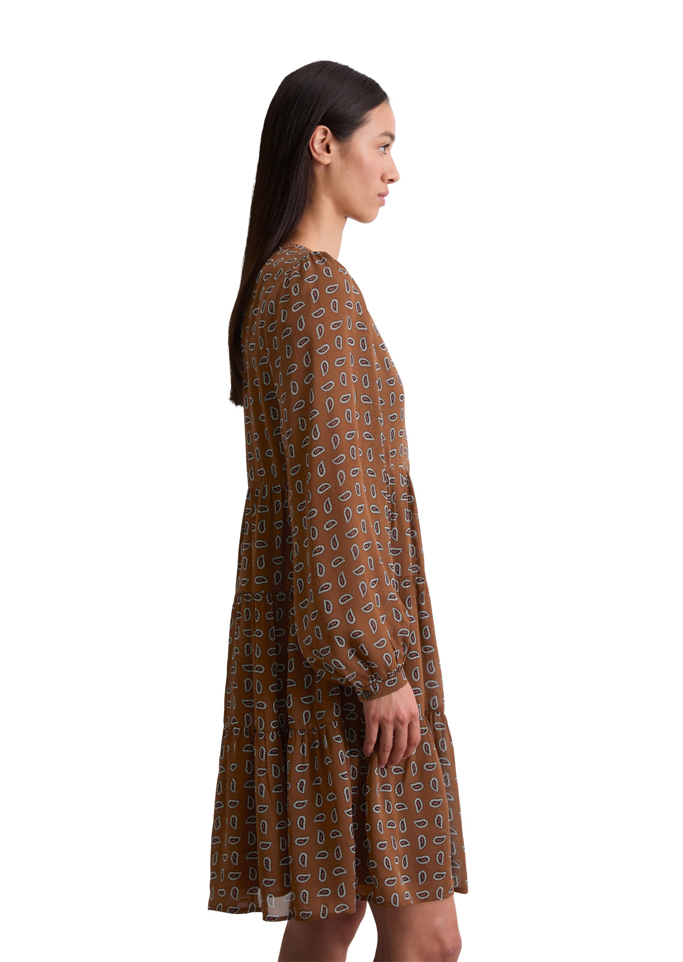 Marc O'Polo Jurk in Bruin