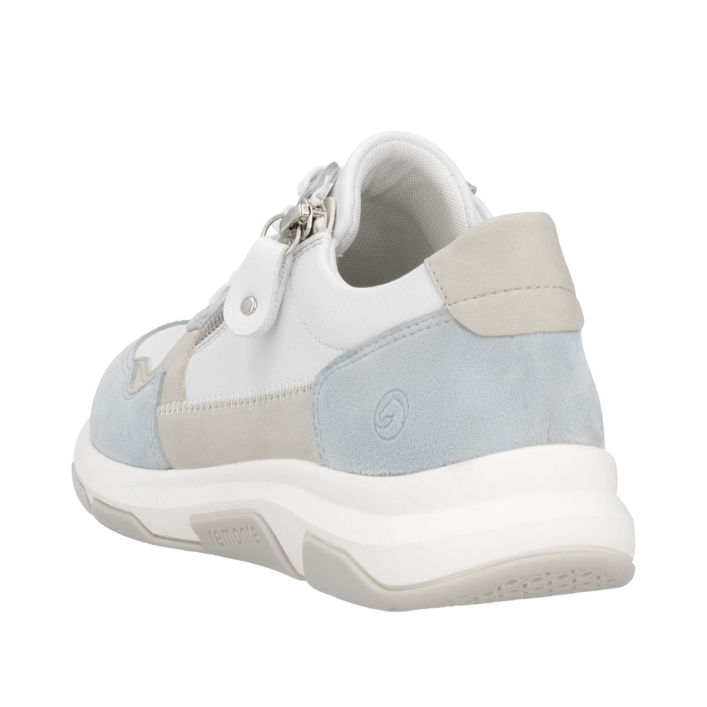 Baskets basses 'D1S03' REMONTE en blanc