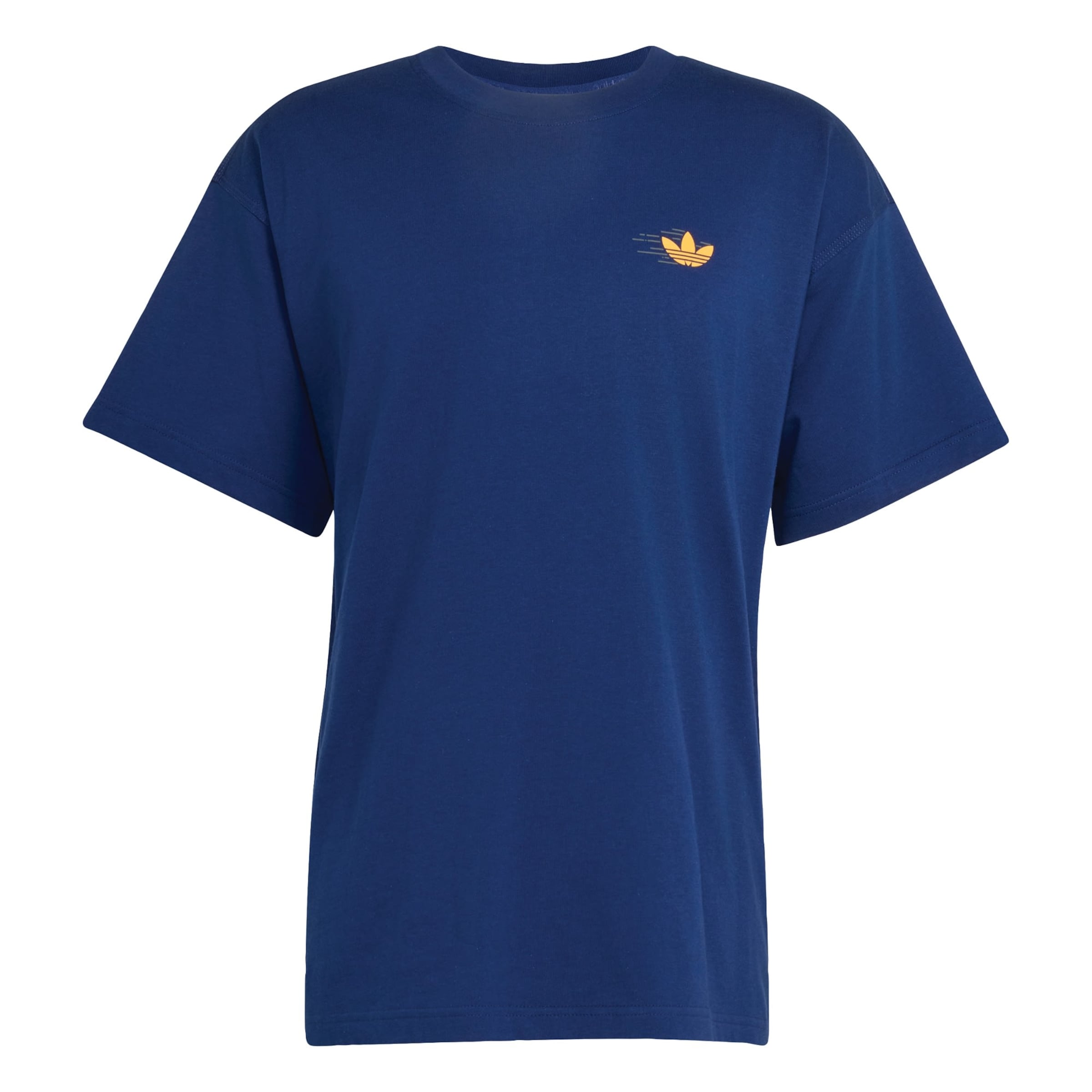 ADIDAS ORIGINALS Camiseta 'Running Club' en XS en azul oscuro / amarillo / gris / blanco, Vista del producto