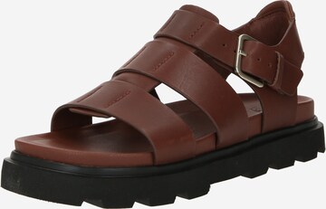 UGG Sandal 'Capitelle' i brun: framsida