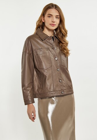 DreiMaster Vintage - Chaqueta de entretiempo en marrón: frente