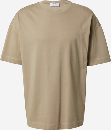 T-Shirt 'Erik' DAN FOX APPAREL en beige : devant
