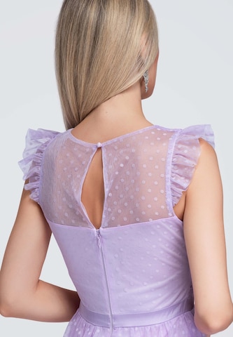 Ombre Cocktailjurk in Lila