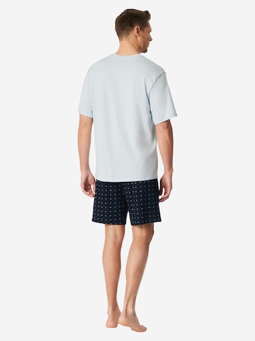 Pyjama court 'Comfort Essentials' SCHIESSER en bleu