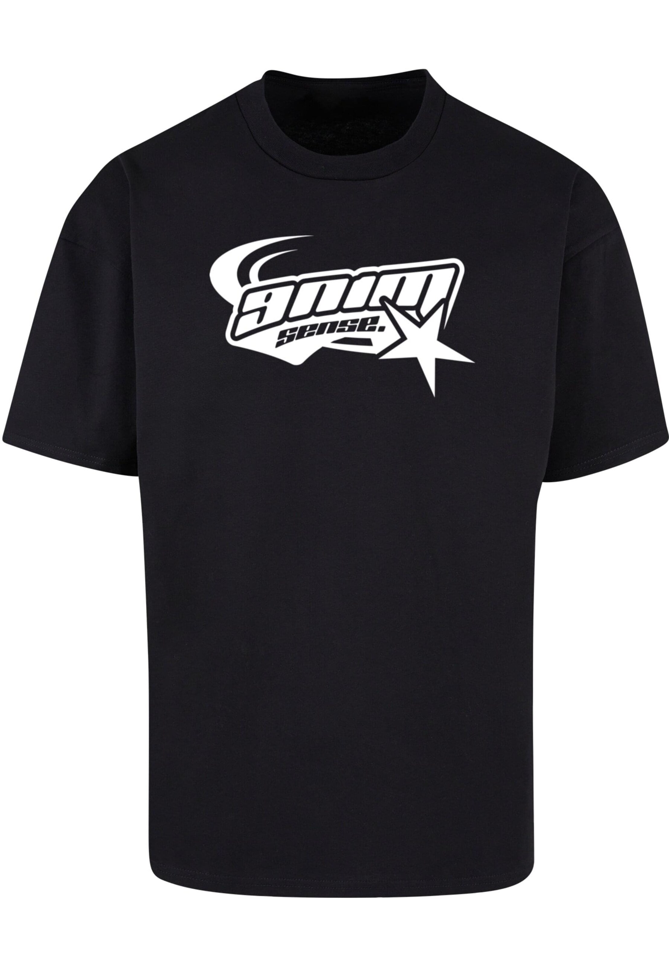 Maglietta di 9N1M SENSE in nero: frontale