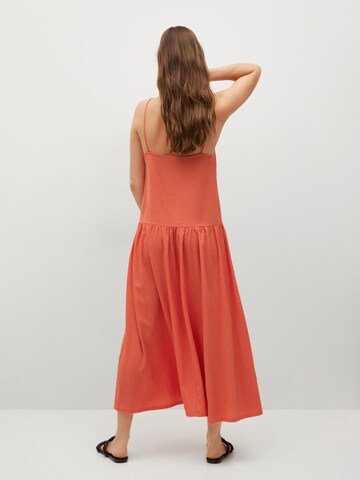 MANGO Zomerjurk 'SALMA' in Oranje