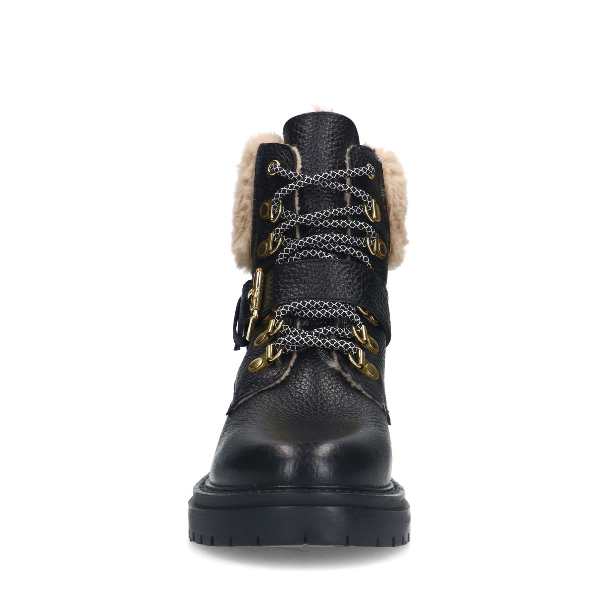 SACHA Schnürstiefelette in Schwarz