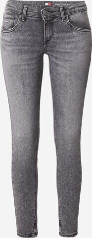 Tommy Jeans Skinny Jeans 'SCARLETT LOW RISE SKINNY' in Grijs: voorkant