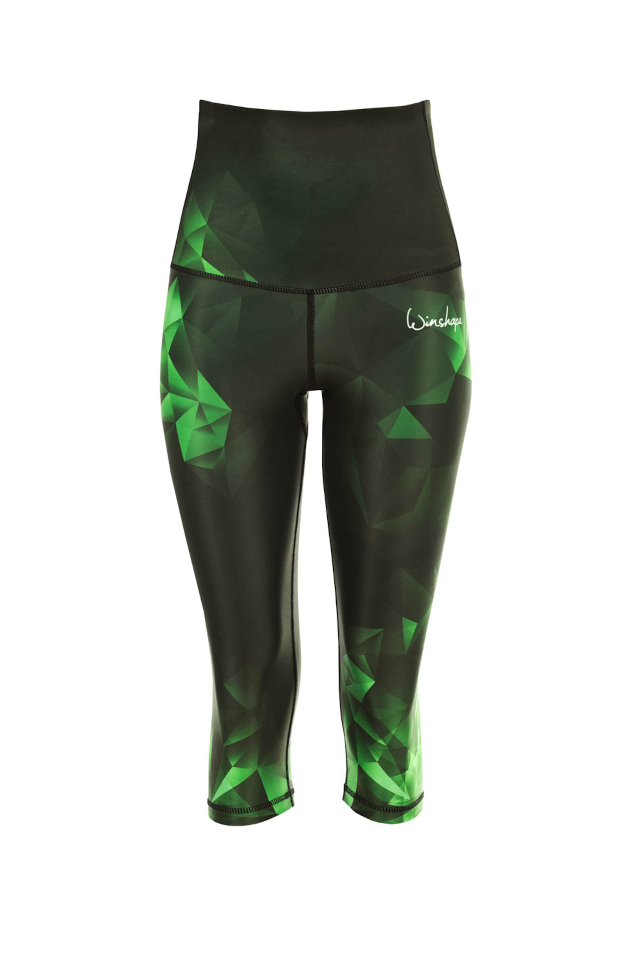Winshape Skinny Športové nohavice 'HWL202' - Zelená: predná strana